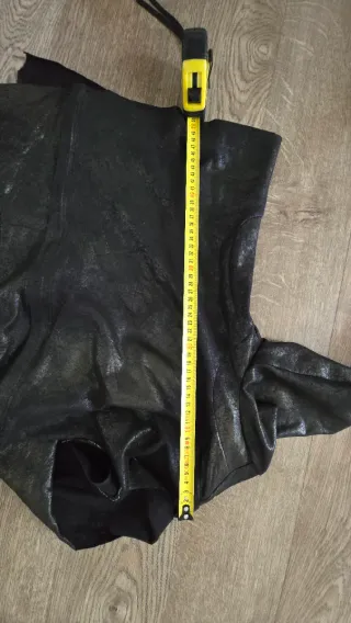 Cazadora Zara Negra y Dorada Mujer