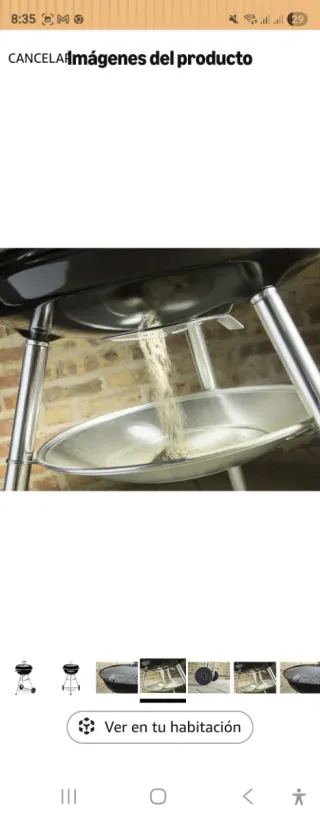 Barbacoa de carbón + Funda