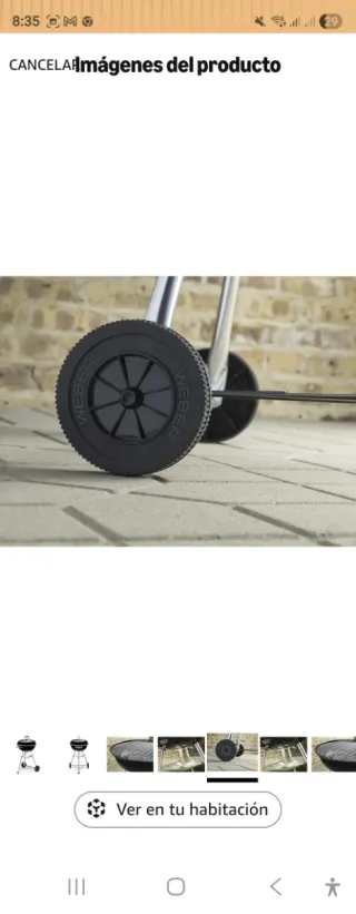 Barbacoa de carbón + Funda