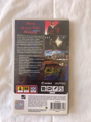 Juego PSP Scarface El Precio del Poder Completo