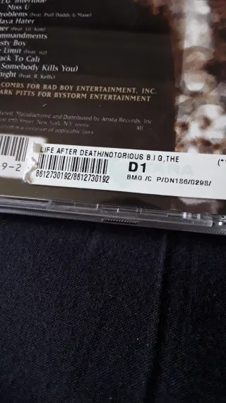 CD The Notorious B.I.G. - Life After Death Edited