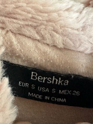 Sudadera Bershka Rosa Palo