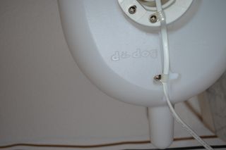 Lámpara diseño perrito blanco