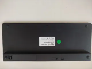 Teclado inalámbrico Iggual plata y negro