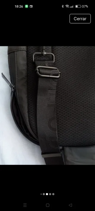 Mochila Adolfo Domínguez Negra