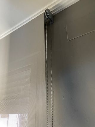 Estor enrollable screen beige y gris