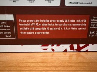 SNK Neo Geo Stick Pro Edición Navidad