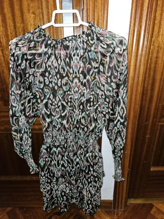Vestido Zara Estampado Talla XS