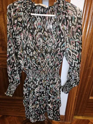 Vestido Zara Estampado Talla XS