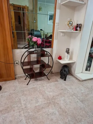 Mueble de sala metal y madera