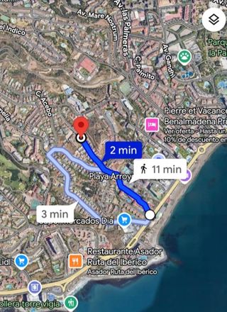 Aparcamiento cerca de la playa