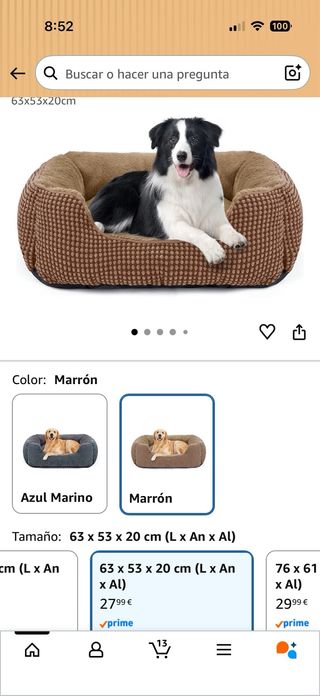 Cama para perro sin estrenar