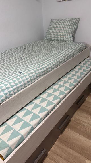 Cama nido con cajones