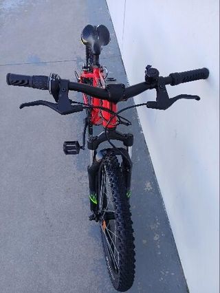 Bicicleta niños 20 pulgadas aluminio Rockrider ST 900 rojo