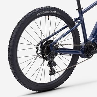 Bicicleta eléctrica montaña 29" Rockrider E-Expl 140 azul