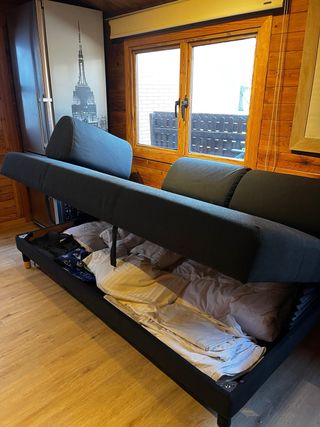 Sofá Cama Ikea Flotebbo Gris oscuro