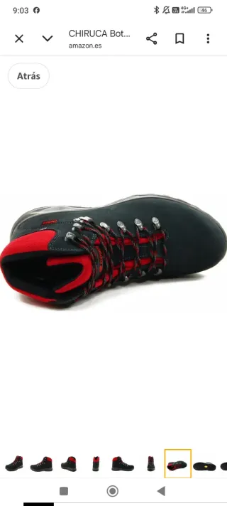 Botas Chiruca Negras y Rojas