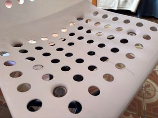 Sillas de escritorio blancas (2 unidades)