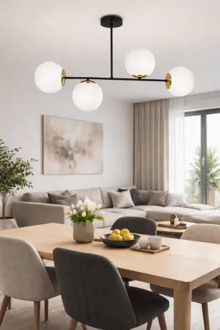 Lámpara de techo globos cristal Light Home