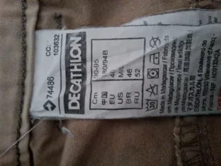 Pantalón convertible hombre/mujer beige