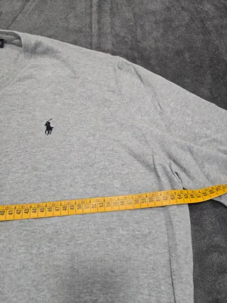 Maglione Polo Ralph Lauren V-neck Grigio M Origina