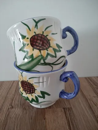 Servizio da tè per due persone, con vassoio. Nuovo