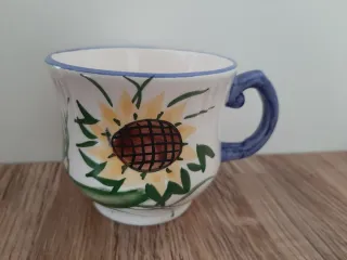 Servizio da tè per due persone, con vassoio. Nuovo