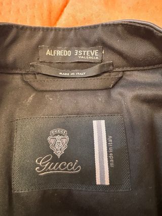 Chaqueta Biker Gucci Hombre Negra
