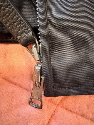 Chaqueta Biker Gucci Hombre Negra