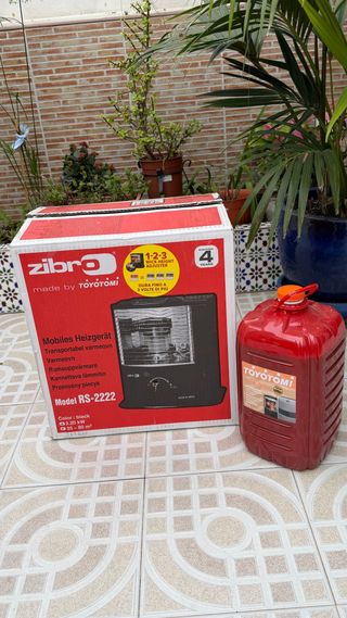 Estufa Zibro + parafina