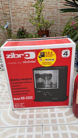 Estufa Zibro + parafina