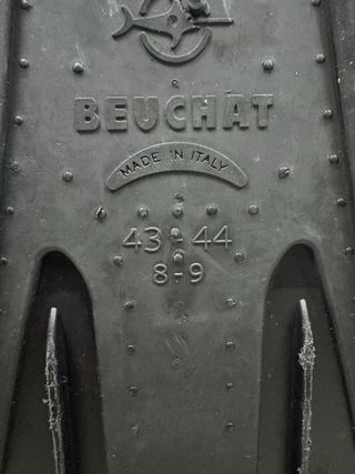 Aletas Apnea Beuchat Mundial One. Talla 43-44