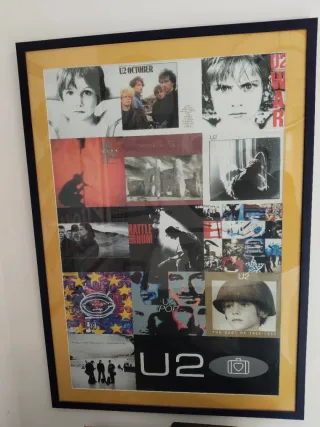 Cuadro U2 - Colección de Portadas Álbumes