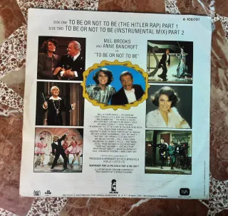 Vinilo 7 To Be Or Not To Be (The Hitler Rap)