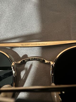 Gafas de Sol Ray-Ban Aviador Dorado