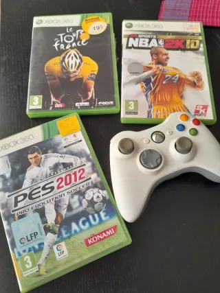 Mando Xbox 360 + 3 Juegos