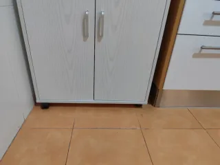 Mueble auxiliar cocina blanco no ago envío.