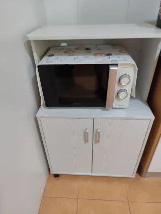 Mueble auxiliar cocina blanco no ago envío.