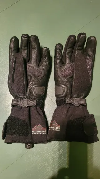 Guantes Moto Mujer Invierno Ixon Negros Rosas