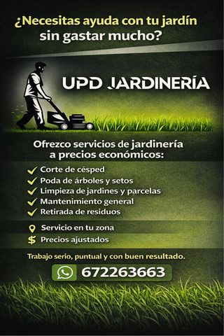 Trabajos de jardineria