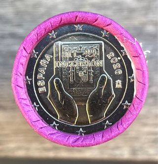 Moneda 2€ España 2026 Inclusión