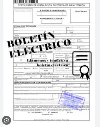 Boletín eléctrico baja tensión Murcia