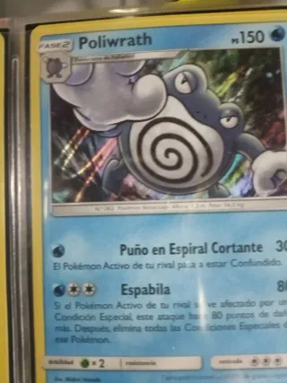 Carta Pokémon Poliwrath FASE 2