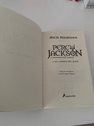 El ladrón del rayo (Percy Jackson y los dioses ...