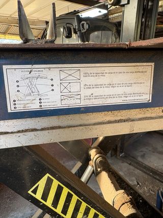 Mesa elevadora eléctrica 4000 kg