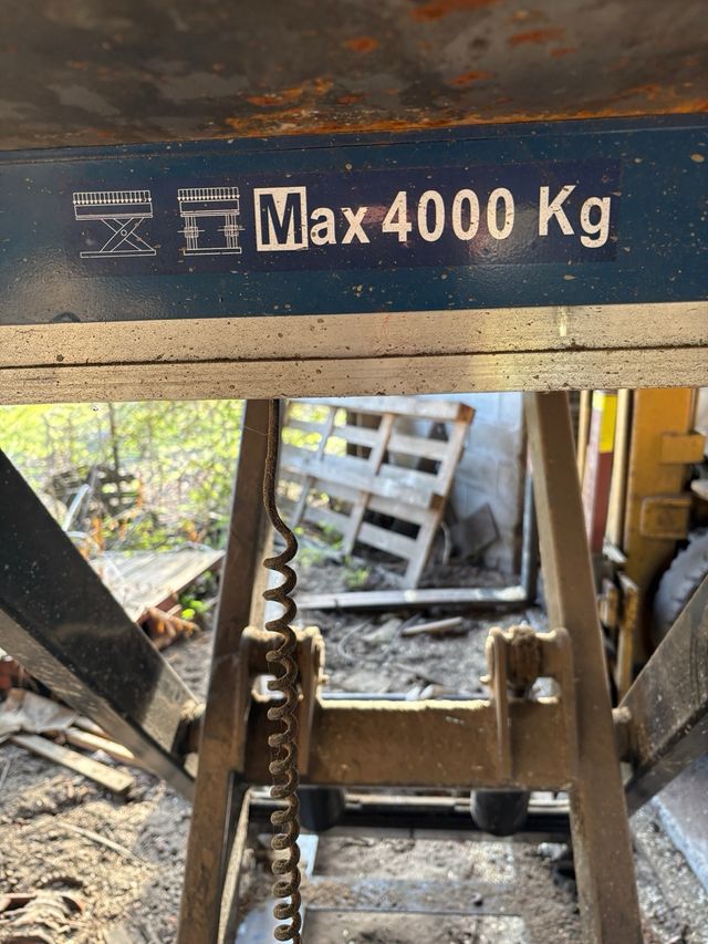 Mesa elevadora eléctrica 4000 kg