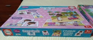 Juego Mesa y Puzzle Disney Princesas Doc