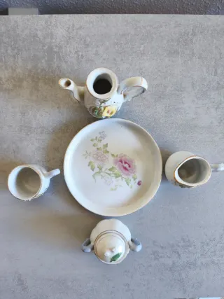 Juego de té vintage porcelana