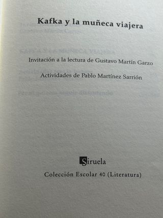 Kafka y la muñeca viajera