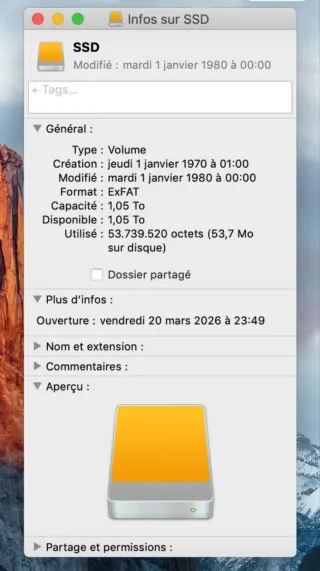 Disco Duro Externo SSD 1TB Type-C